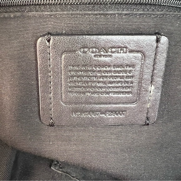 Coach Ava Pebble Leather Top Zip with Gold Chains - Picture 3 of 12